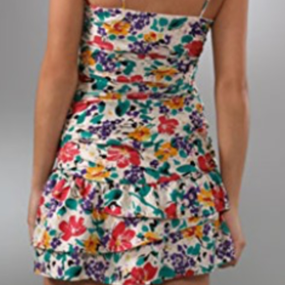 Twelfth Street Cynthia Vincent Y2K floral multi-tier dress - Picture 2 of 4